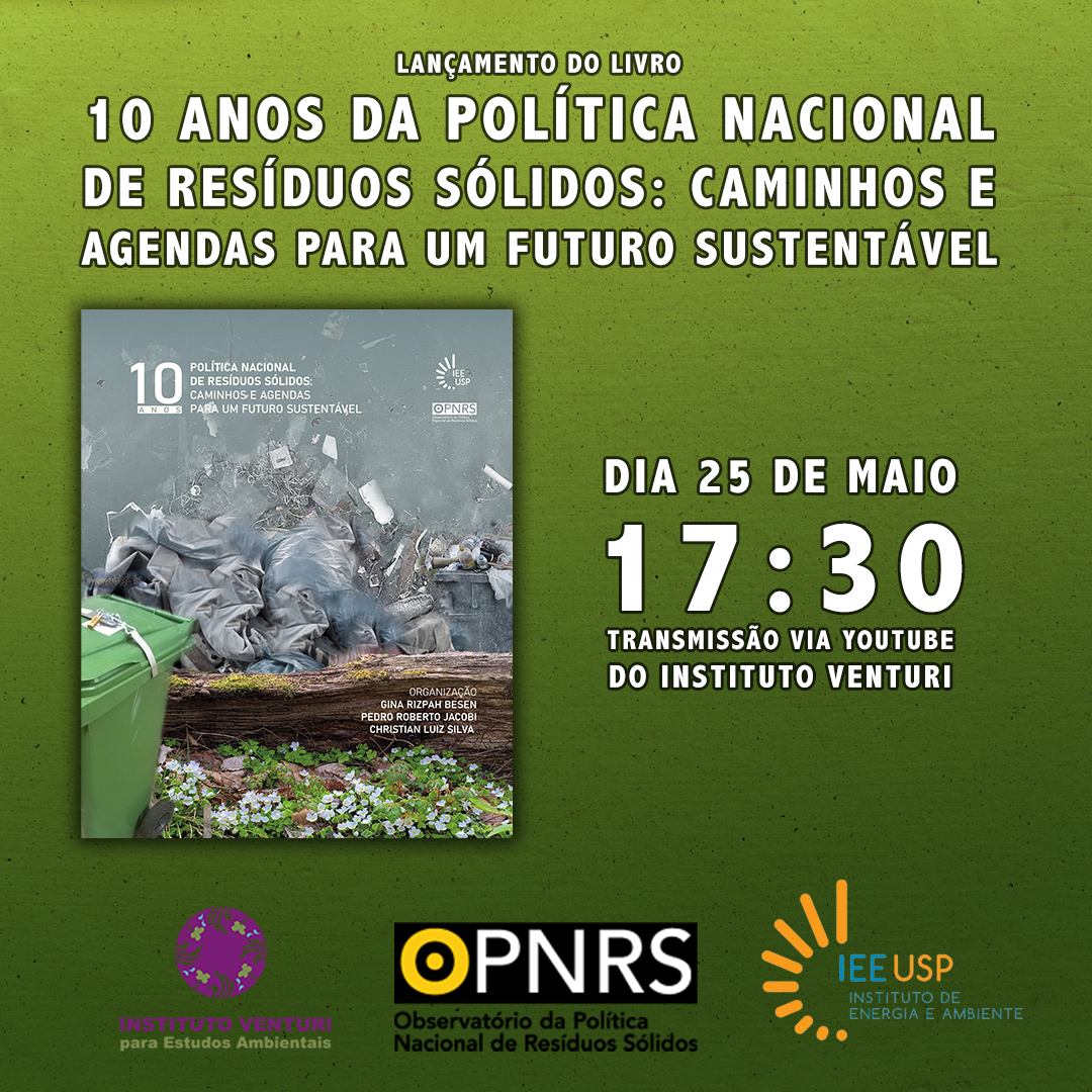 Observatório da Política Nacional de Resíduos Sólidos lança livro em comemoração aos 10 anos da PNRS